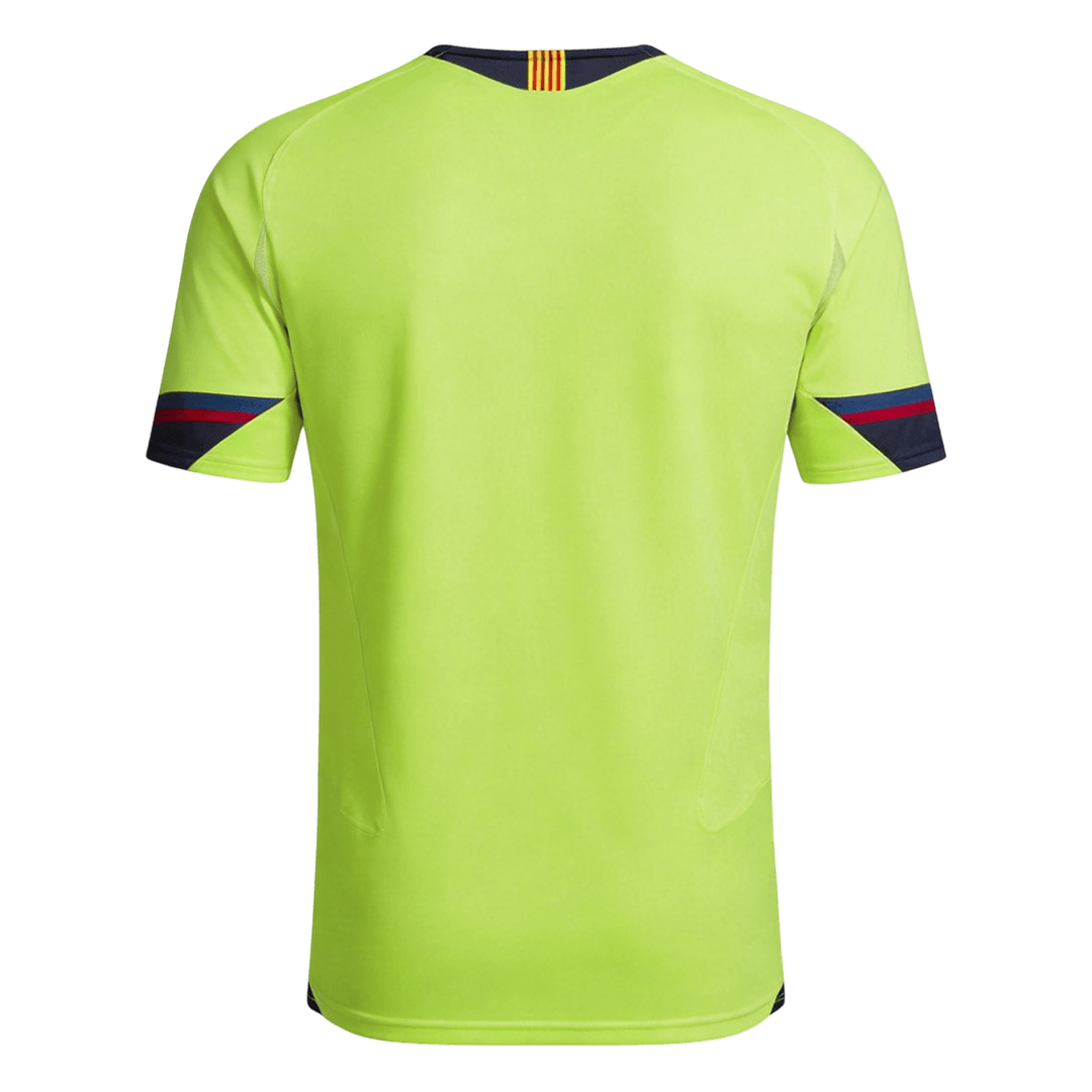 Retro Barcelona Uit Thuisshirt 2005/06 Neongroen