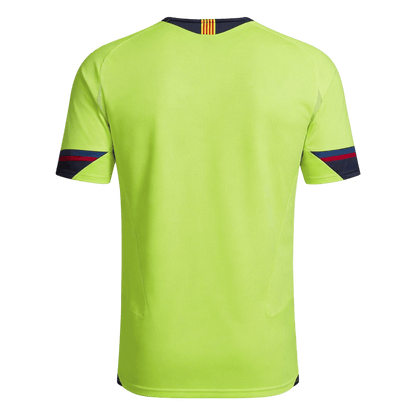Retro Barcelona Uit Thuisshirt 2005/06 Neongroen
