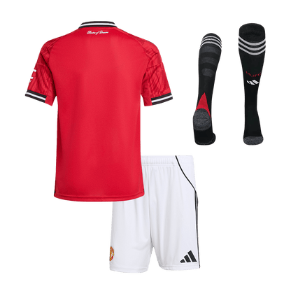 Manchester United Thuisshirt Kit 2025/26 Kinderen Rood