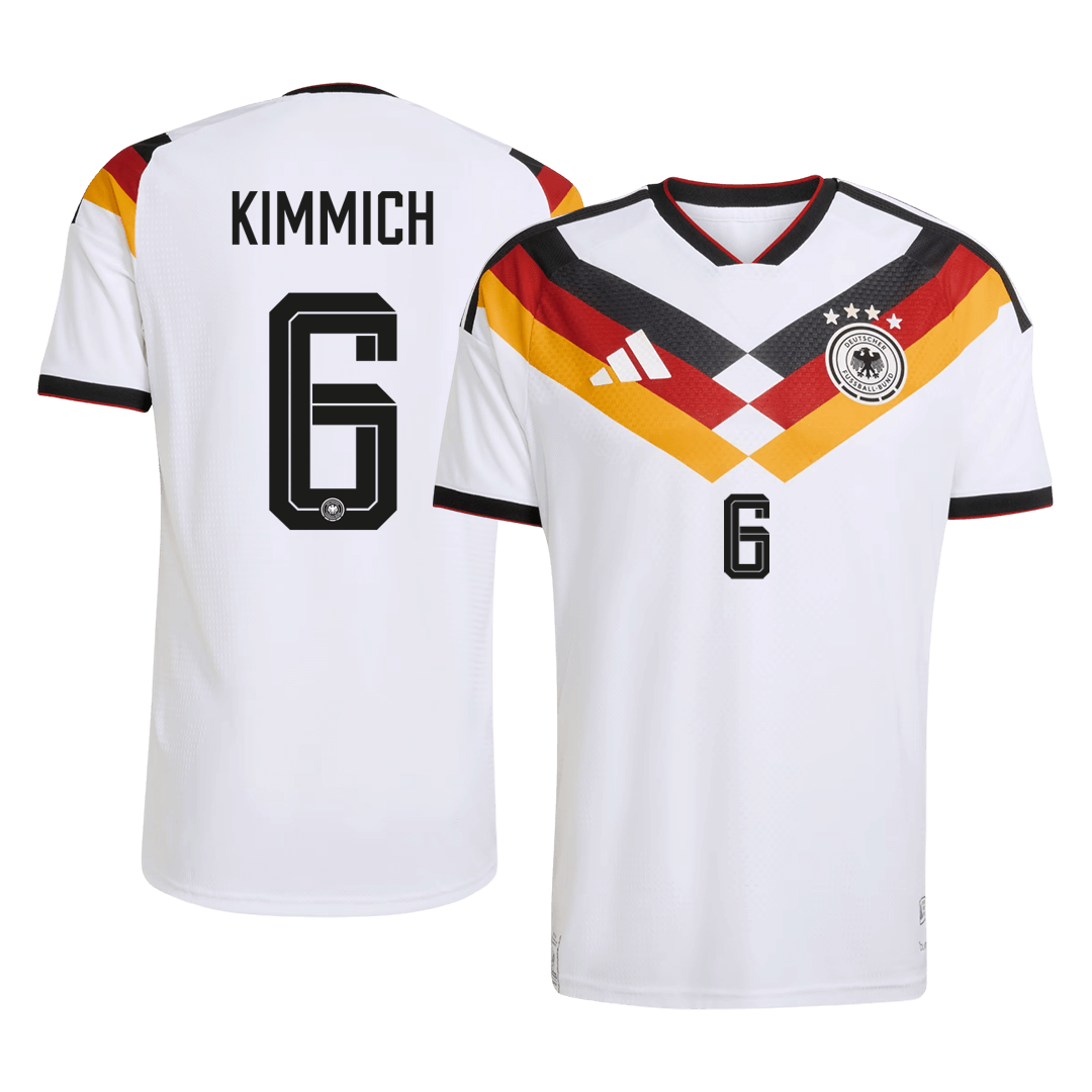 KIMMICH #6 Duitsland Thuisshirt WK 2026 Wit Speler