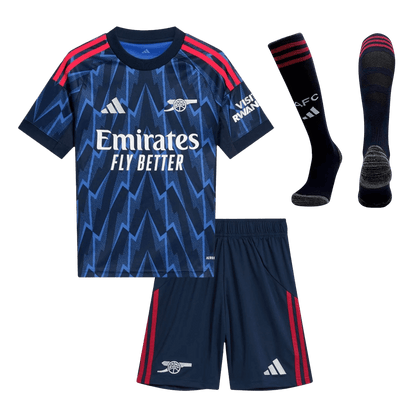 Arsenal Uit Shirt 2025/26 Junior Blauw