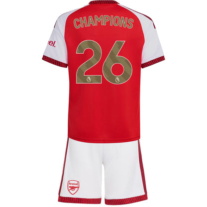 KAMPIOENEN #26 Arsenal Thuis Shirt Tenue 2026/27 Rood