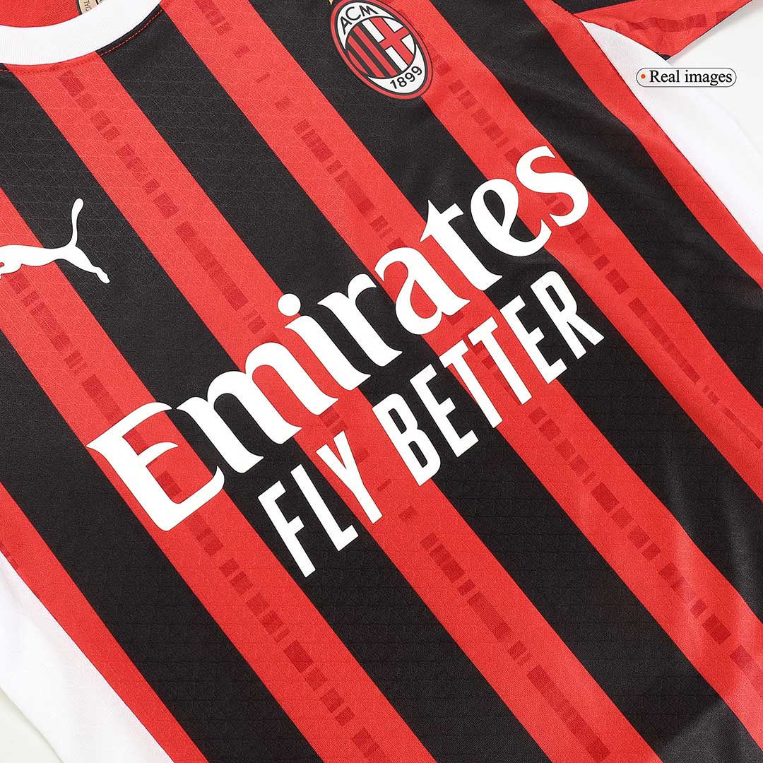PULISIC #11 Milan AC Domicile Maillot 2024/25 Authentique - Mon Maillot Foot Store