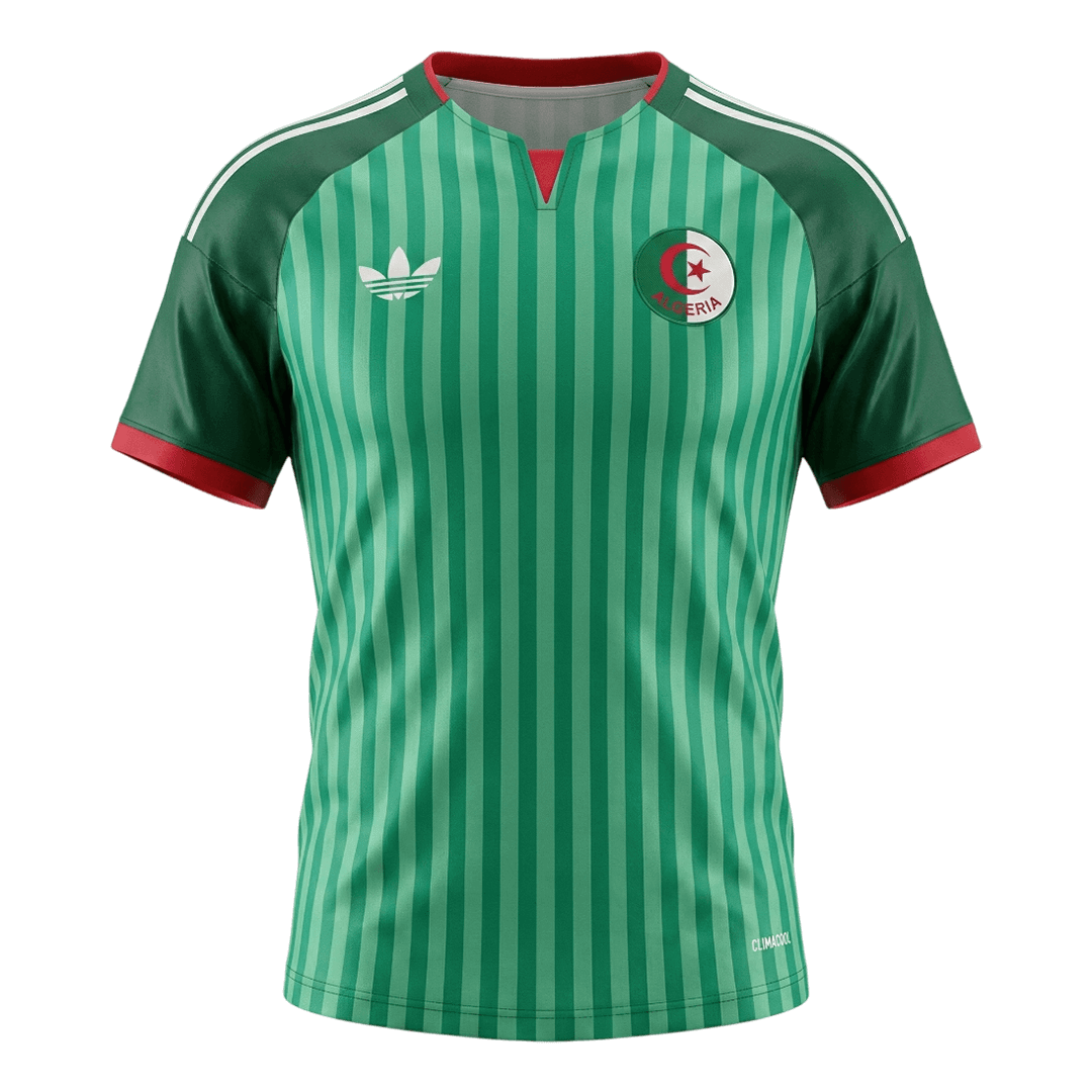 Algerije Uit Thuisshirt - Wereldkampioenschap 2026 Groen Grote Maten