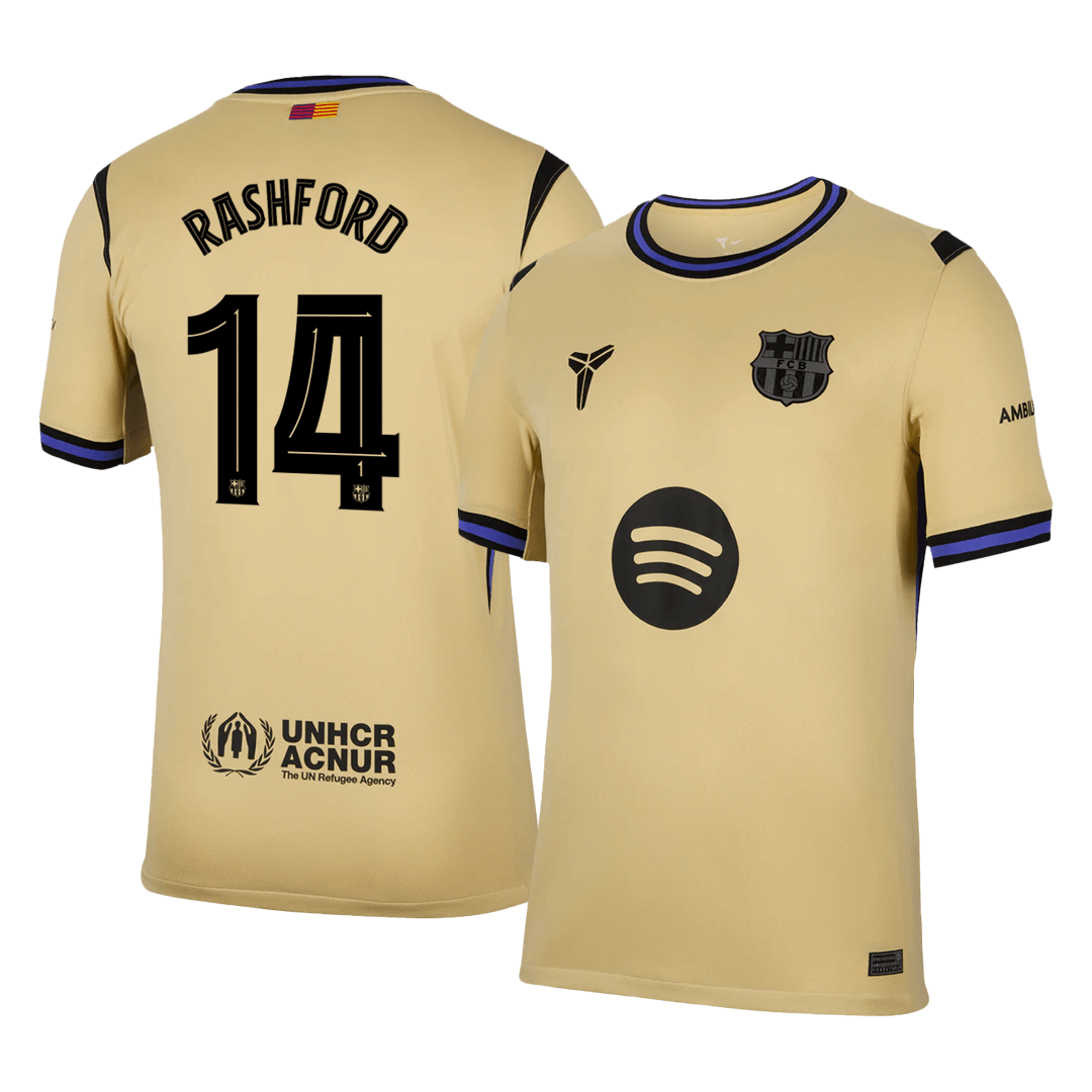 RASHFORD #14 Barcelona Uitshirt 2025/26 - UCL