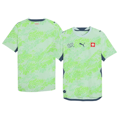 Suisse Extérieur Maillot - Coupe du Monde 2026 Vert Grande Taille