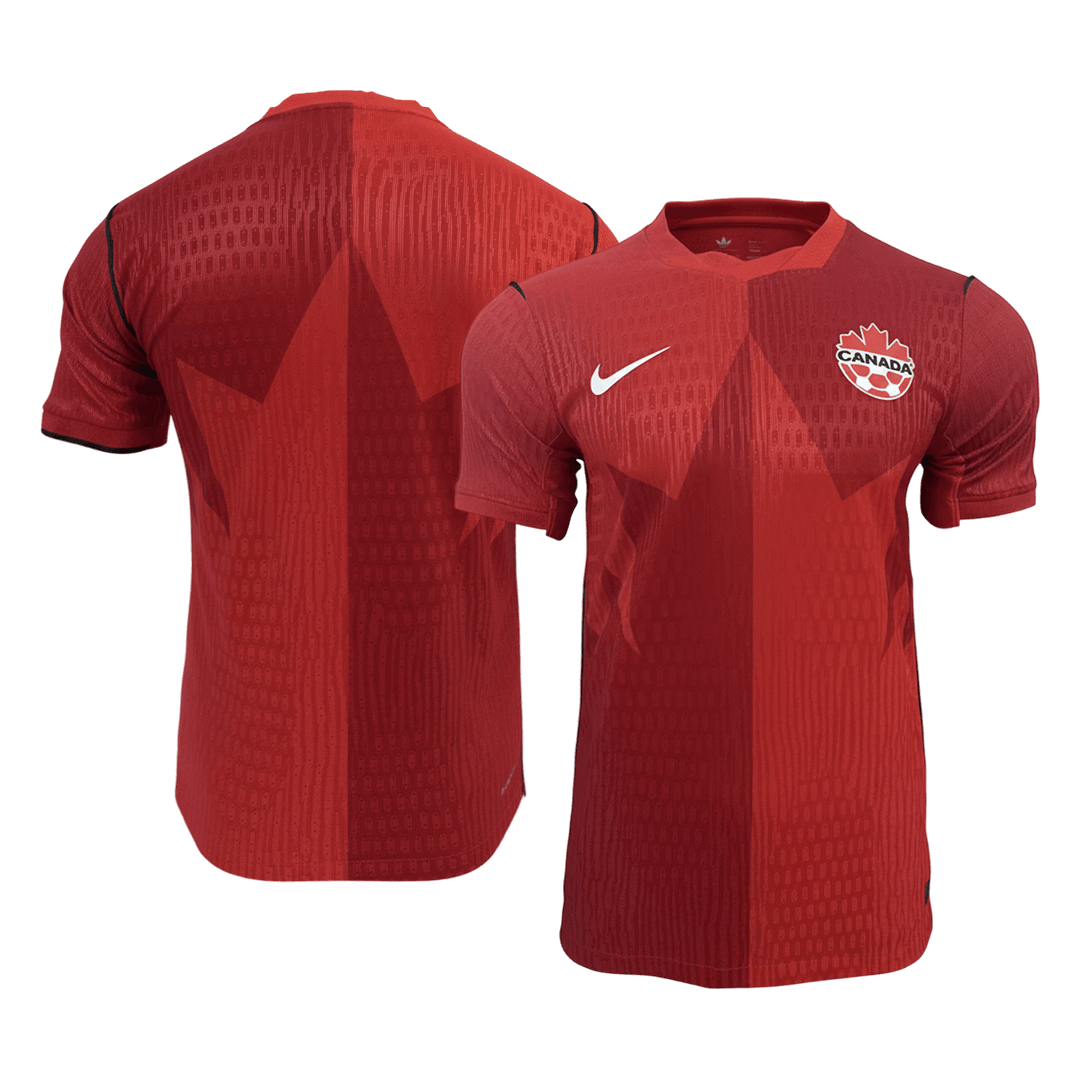 Canada Thuis Shirt Wereldbeker 2026 Rood Speler