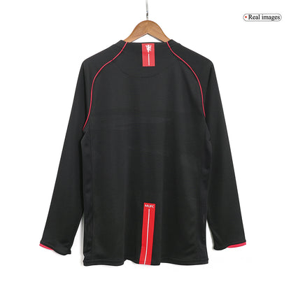 Retro Manchester United Uitshirt Lange Mouwen 2007/08