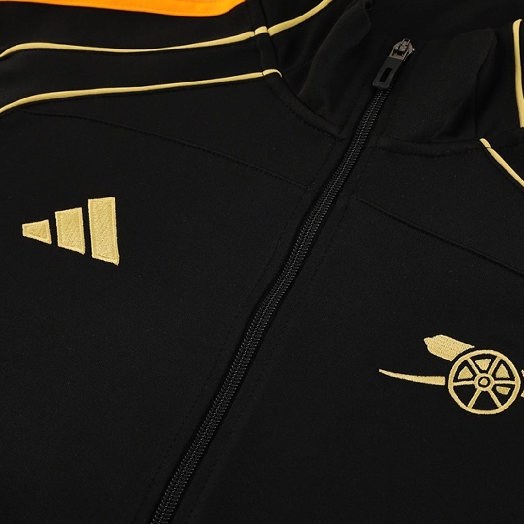 Arsenal Voetbaljack Kit 2025/26 Zwart