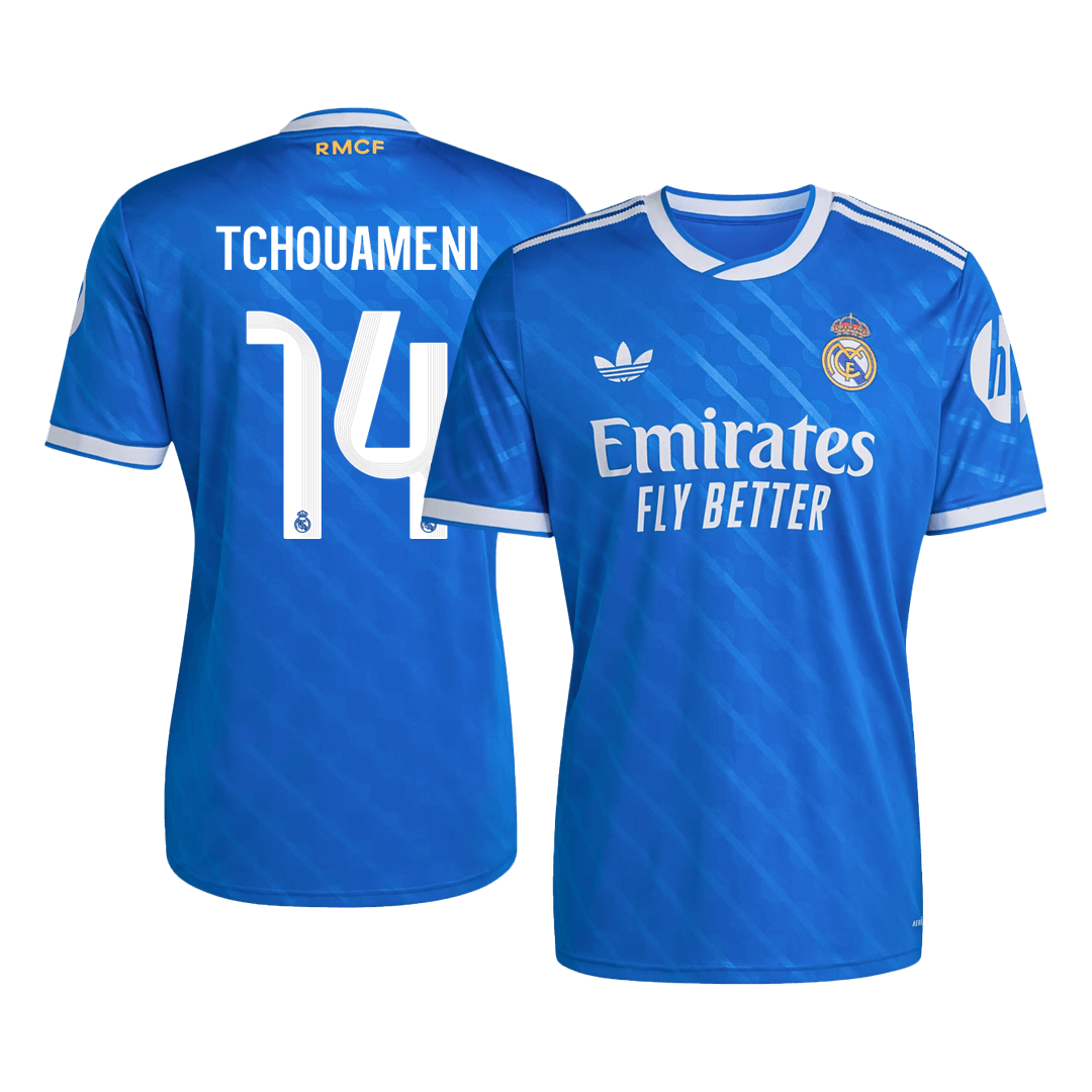 TCHOUAMENI #14 Real Madrid Derde Thuisshirt 2025/26 Blauw