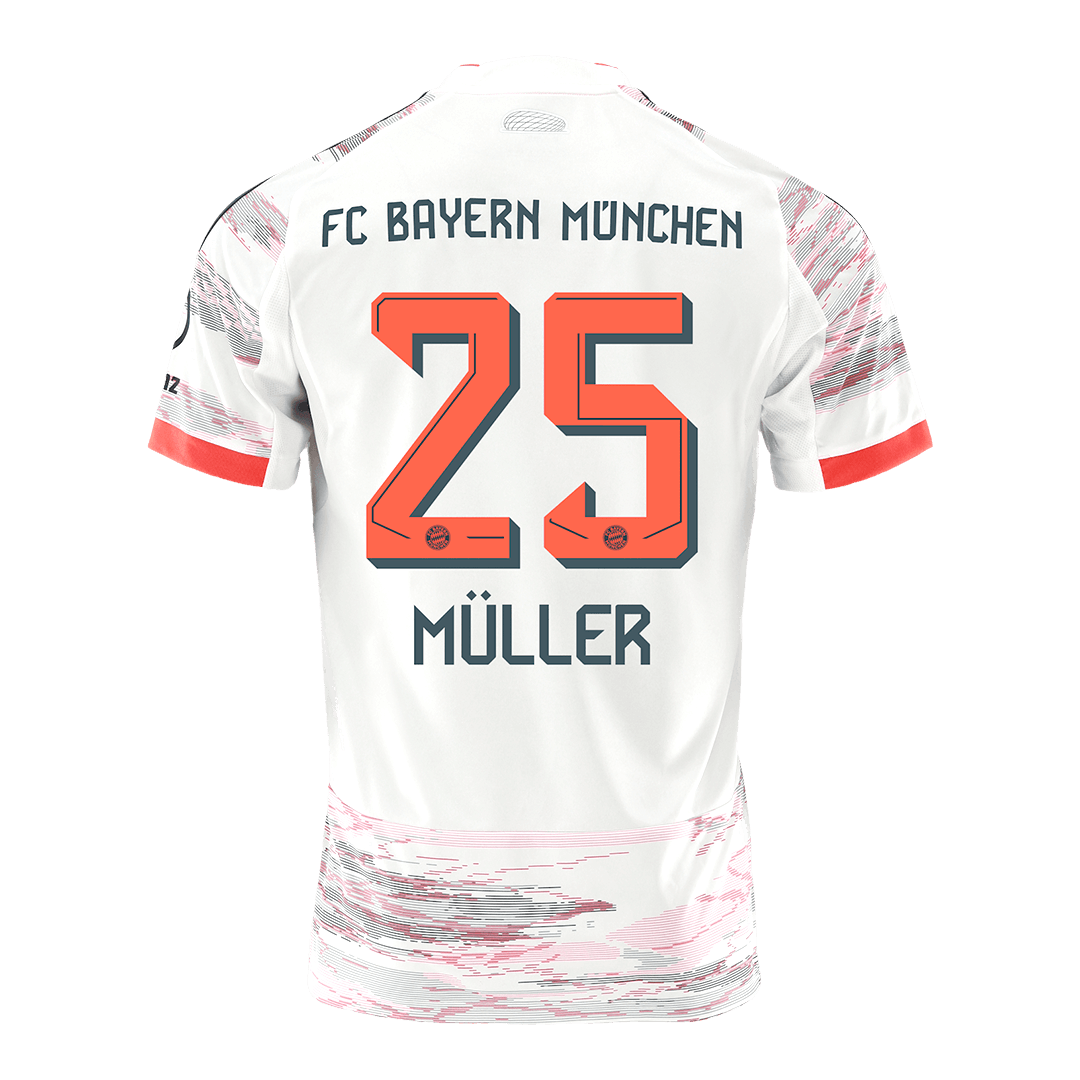 MÜLLER #25 München Uitshirt 2025/26 Wit