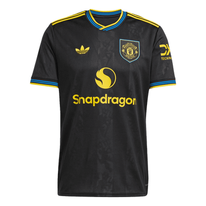 Manchester United Derde Shirt 2025/26 Zwart Grote Maat