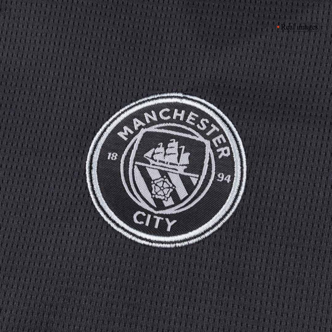 Manchester City Uit Tenue Set 2025/26 Kinderen Zwart