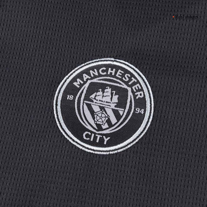 Manchester City Uit Tenue Set 2025/26 Kinderen Zwart