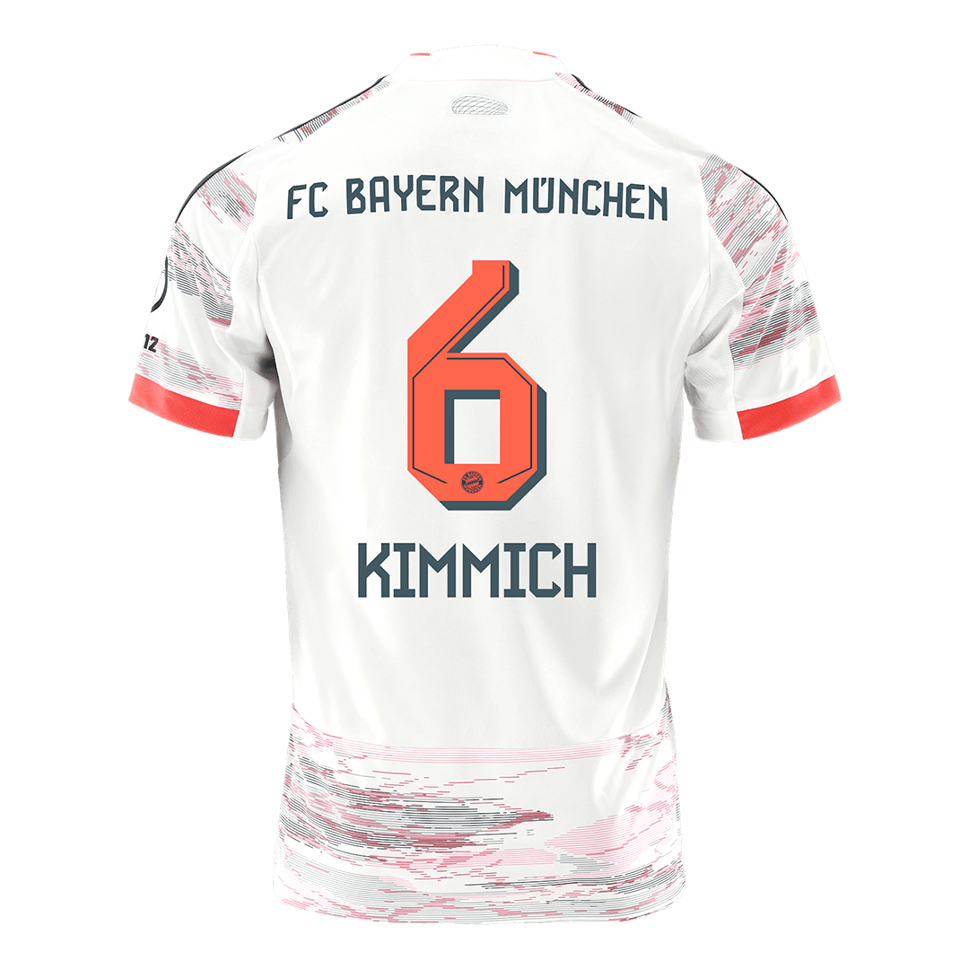 KIMMICH #6 München Uit Thuisshirt 2025/26 Wit
