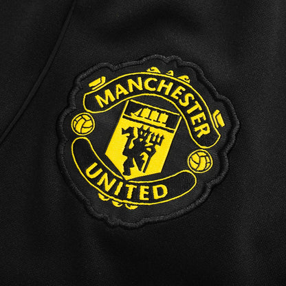 Manchester United Sweatshirt Tenue 2025/26 Kind Zwart