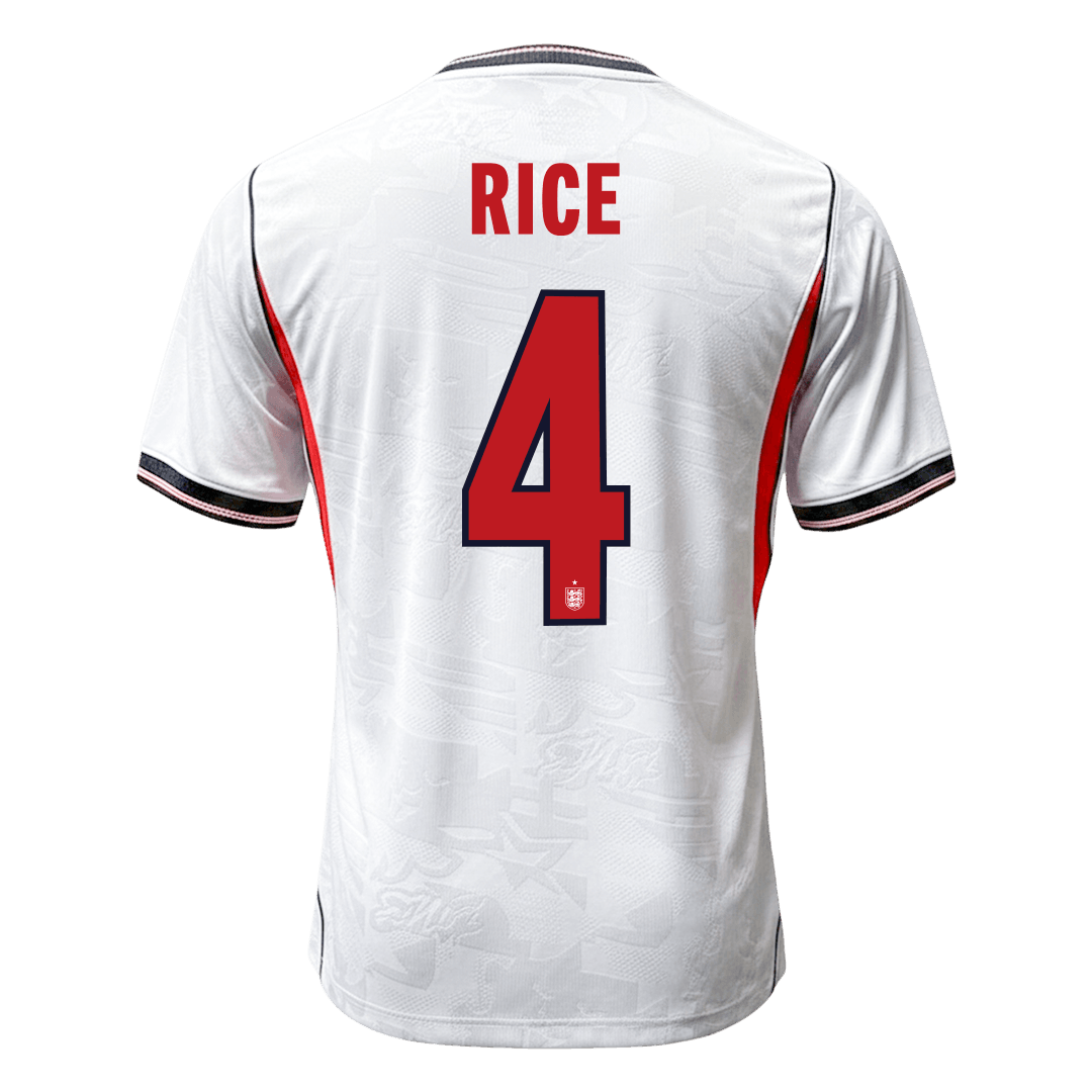 RIJST #4 Engeland Thuis Shirt - WK 2026 Wit Speler