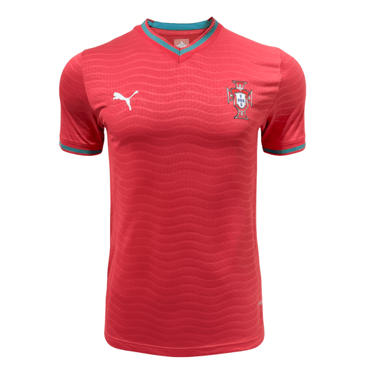 Portugal Thuisshirt Wereldkampioenschap 2026 Rood Speler Grote Maat