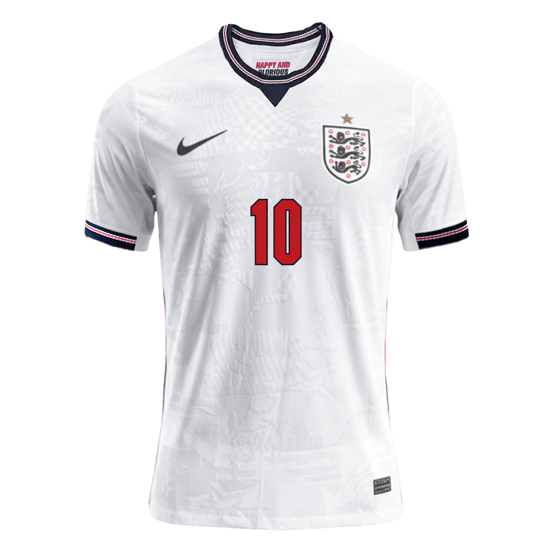 BELLINGHAM #10 Engeland Thuisshirt - Wereldkampioenschap 2026 Wit Speler