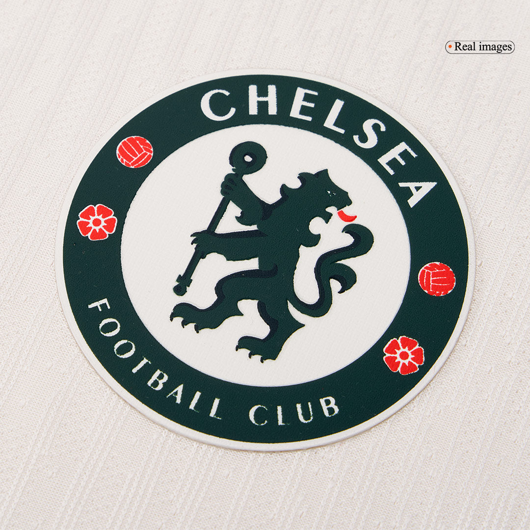 GARNACHO #49 Chelsea Uitshirt 2025/26 Wit Authentiek