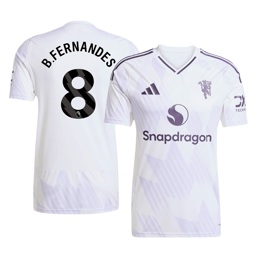 B.FERNANDES #8 Manchester United Uit Thuisshirt 2025/26