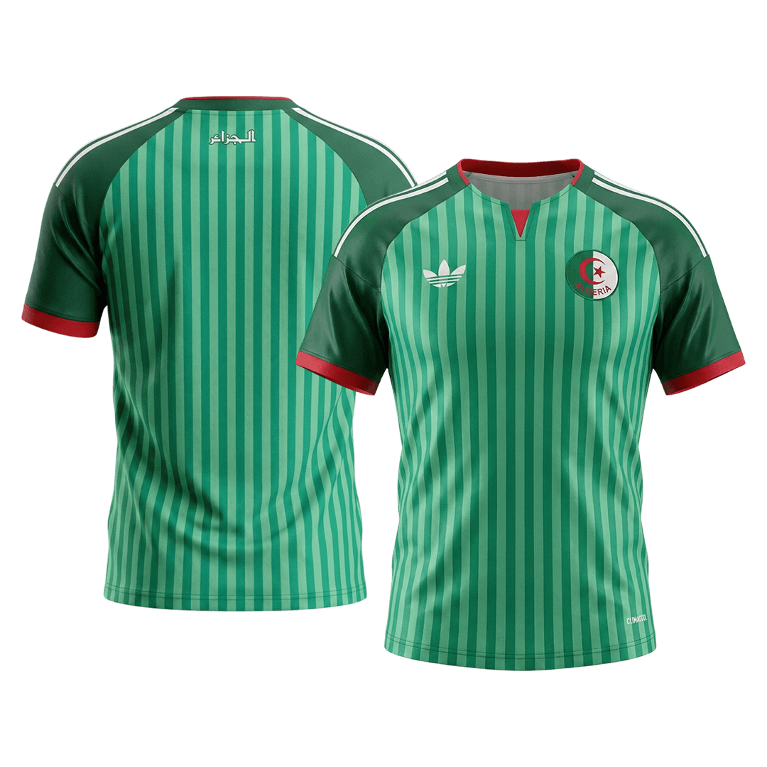 Algerije Uit Thuisshirt - Wereldkampioenschap 2026 Groen Grote Maten