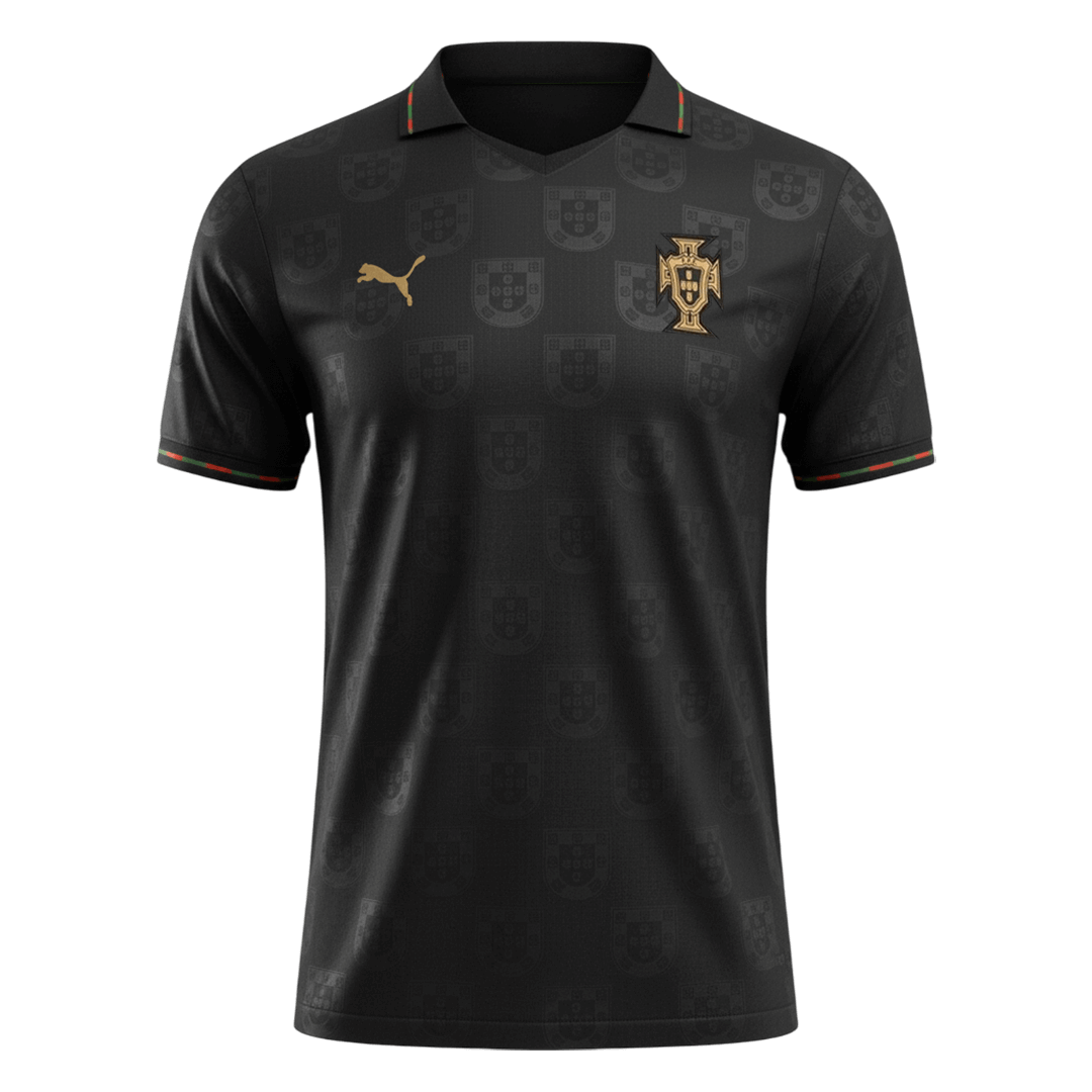 Portugal WK 2026 Shirt Zwart Speler