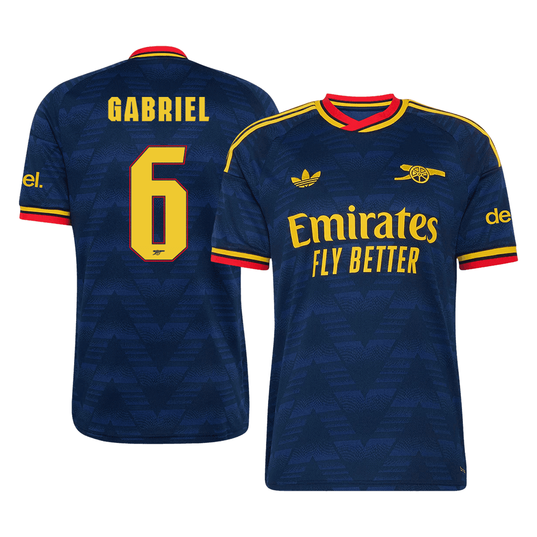 GABRIEL #6 Arsenal Extérieur Maillot 2026/27 Bleu marine - UCL