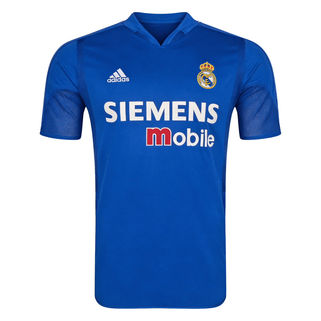 Retro Real Madrid Uitshirt 2004/05 Blauw