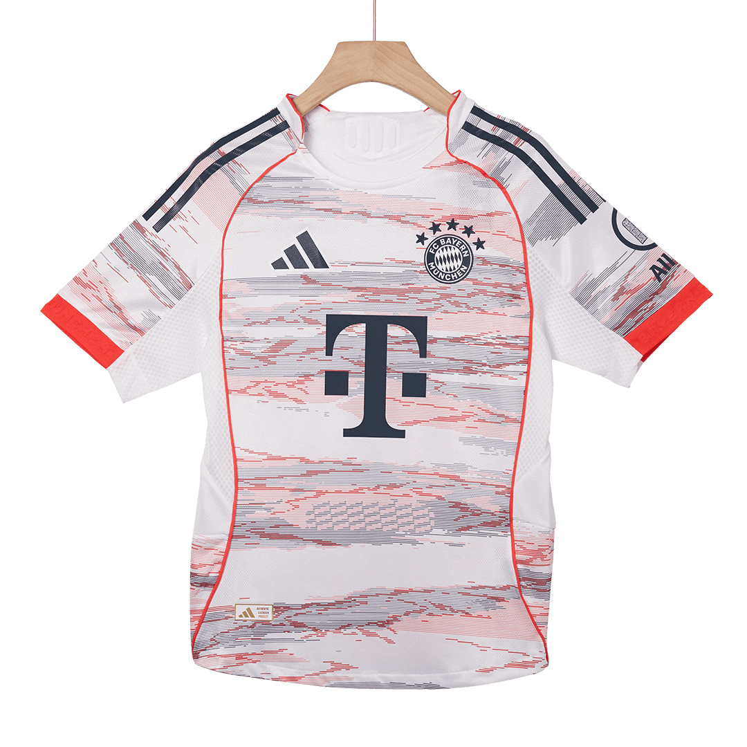 Munich Extérieur Maillot 2025/26 Blanc Joueur Grande Taille