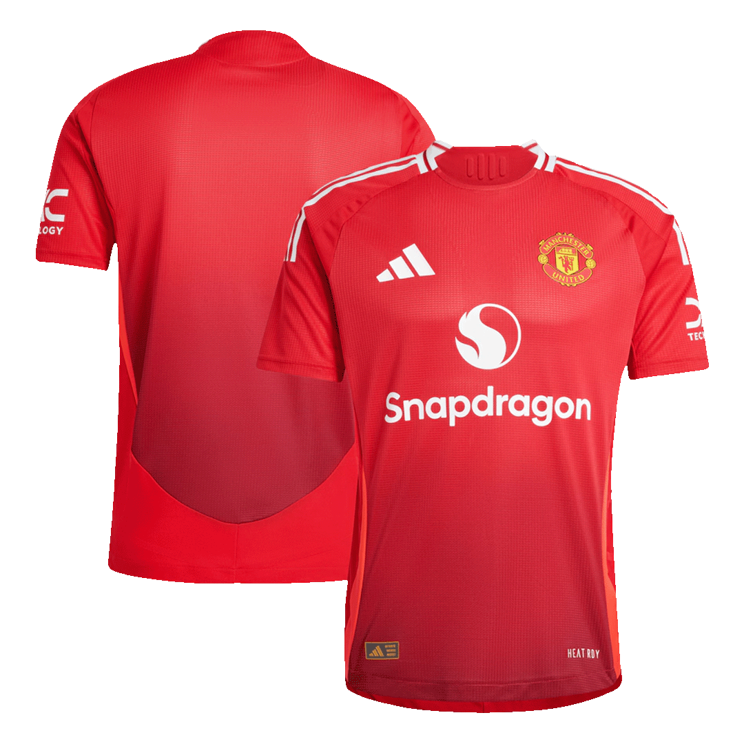 Manchester United Thuis Tenue 2024/25 Authentiek