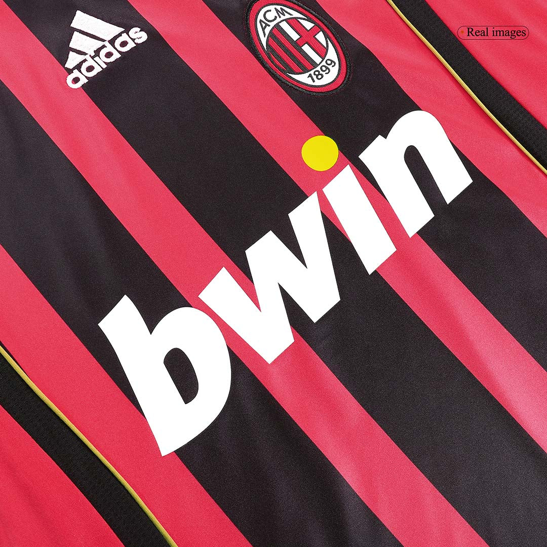 Retro AC Milan Thuisshirt Lange Mouwen 2006/07