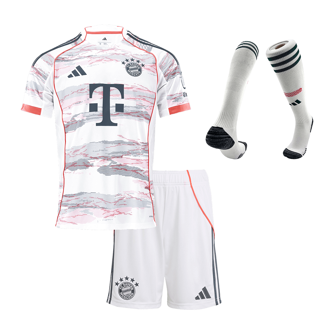 Munich Uit Thuisshirt Set 2025/26 Kinder Wit