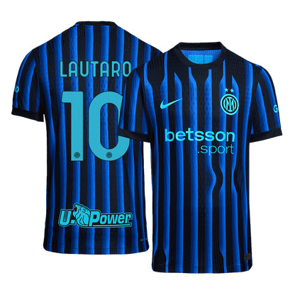 LAUTARO #10 Inter Milan Thuis Shirt 2025/26 Authentiek
