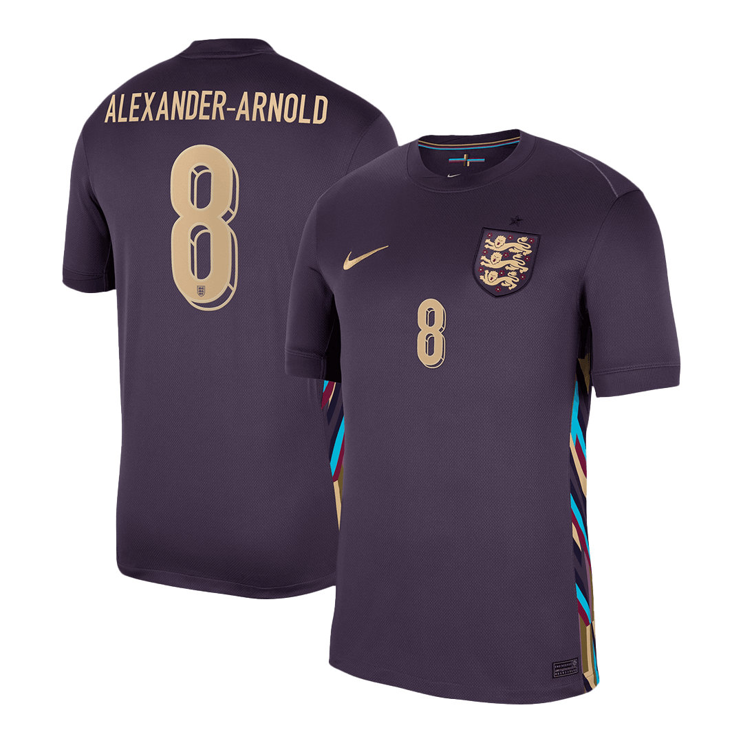 Voetbalshirt ALEXANDER-ARNOLD #8 Engeland Uitshirt 2024 - Super