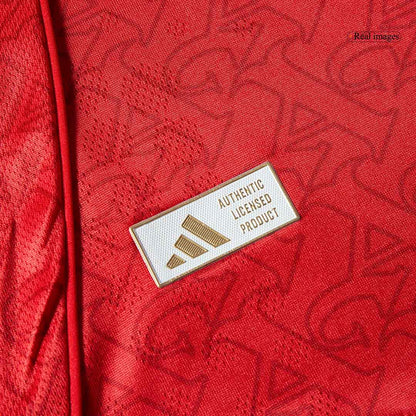 SALIBA #2 Arsenal Thuisshirt 2025/26 Rood Authentiek
