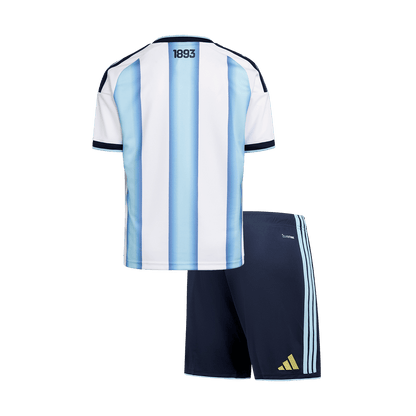 Argentinië Thuistenue Kit 2025/26 Kinderen Blauw & Wit