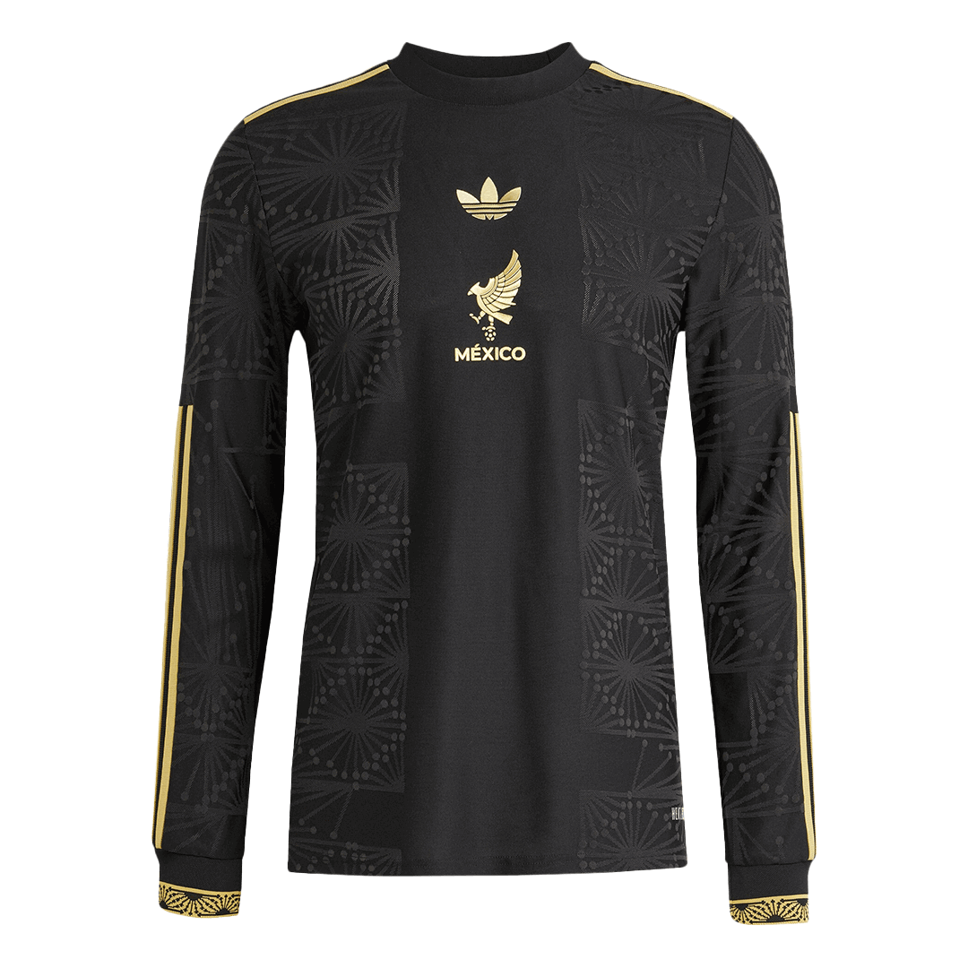 Voetbalshirt Mexico Derde Tenue Lange Mouwen 2025 Authentiek - Gold Cup