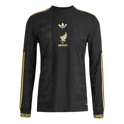 Voetbalshirt Mexico Derde Tenue Lange Mouwen 2025 Authentiek - Gold Cup