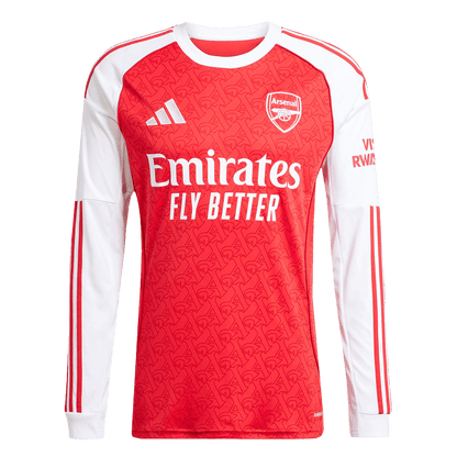 Arsenal Thuisshirt Lange Mouwen 2025/26 Grote Maten