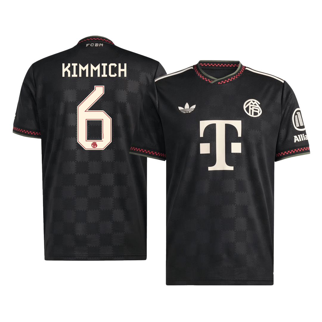 KIMMICH #6 München Derde Thuisshirt 2025/26 Zwart