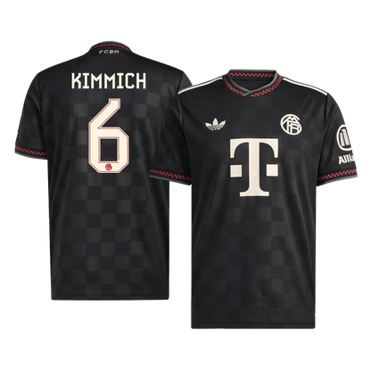 KIMMICH #6 München Derde Thuisshirt 2025/26 Zwart