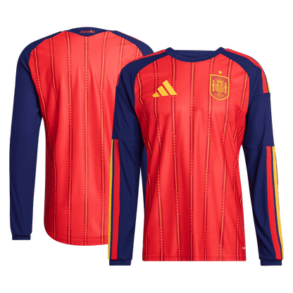 Spanje Thuisshirt Lange Mouwen - Wereldbeker 2026 Rood