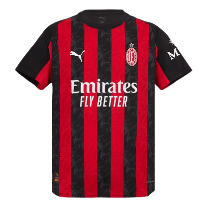 AC Milan Thuis Shirt 2025/26 Rood&Zwart Authentiek
