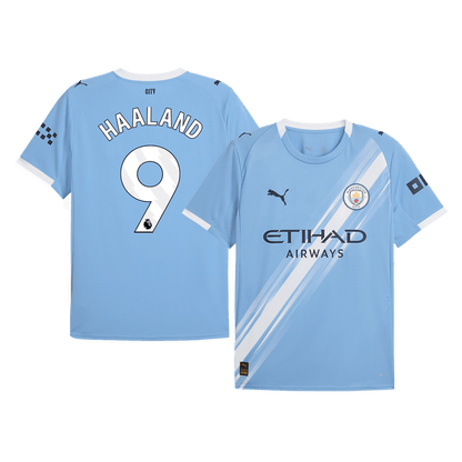 HAALAND #9 Manchester City Thuisshirt 2025/26 Grote Maten