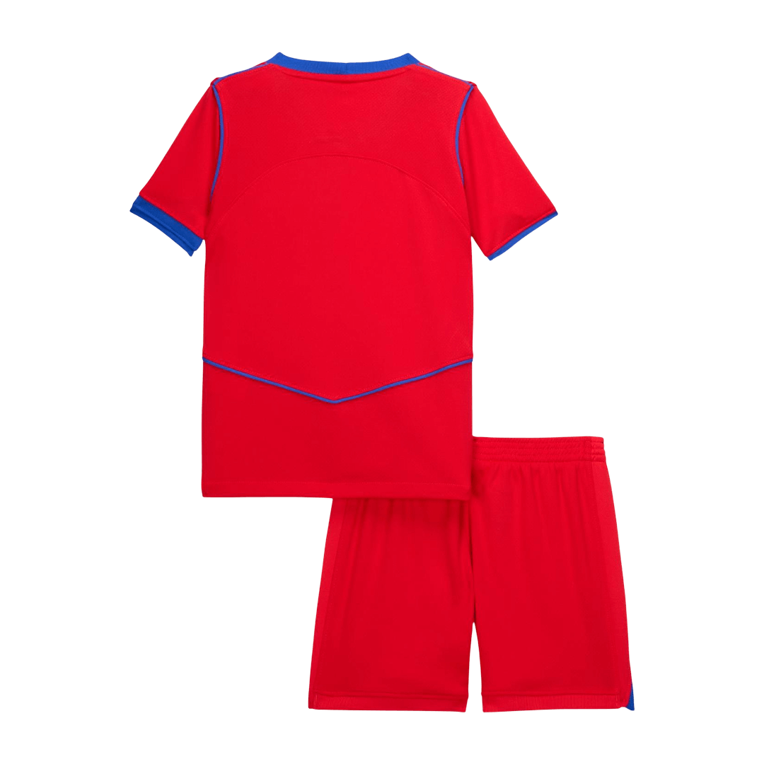 Third Maillot Kit 2025/26 Enfant Rouge