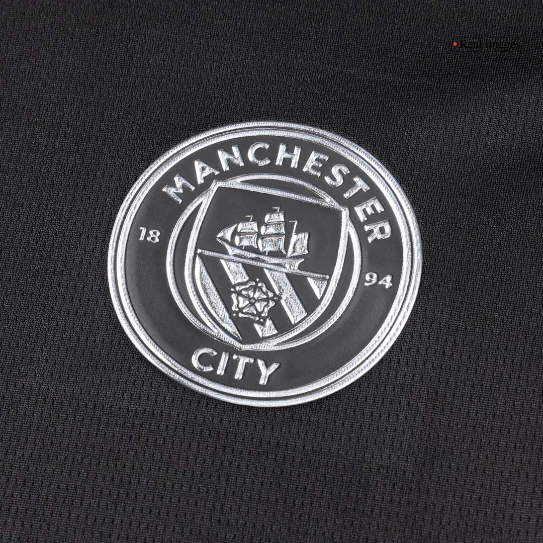 Manchester City Uitshirt Set 2025/26 Zwart