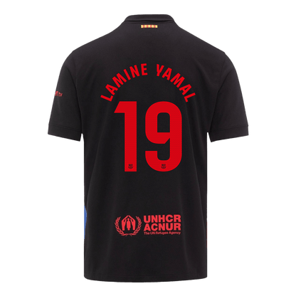 LAMINE YAMAL #19 Barcelone Extérieur Maillot 2024/25 - Spotify Logo Without Text - Mon Maillot Foot Store