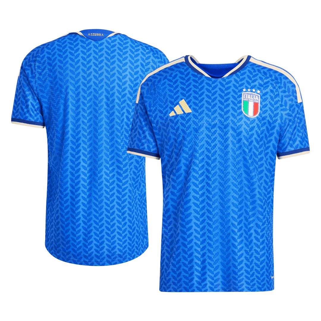 Italië Thuis Thuisshirt Wereldbeker 2026 Blauw Speler
