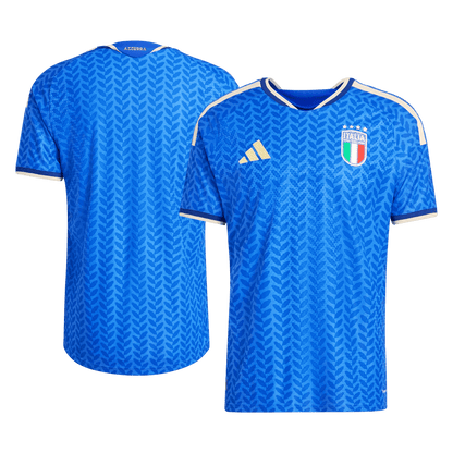 Italië Thuis Thuisshirt Wereldbeker 2026 Blauw Speler